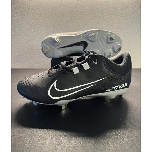Nike Womens Renew Hyper Diamond 4 Black Softball Cleats Size 10 CZ5920-010 NEW - Picture 3 of 6